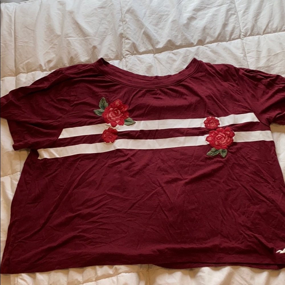 Hollister easy tee crop top